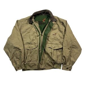 Vintage 90s DUCKS UNLIMITED Embroidered Chore Full Zip Jacket Men’s Sz Large EUC